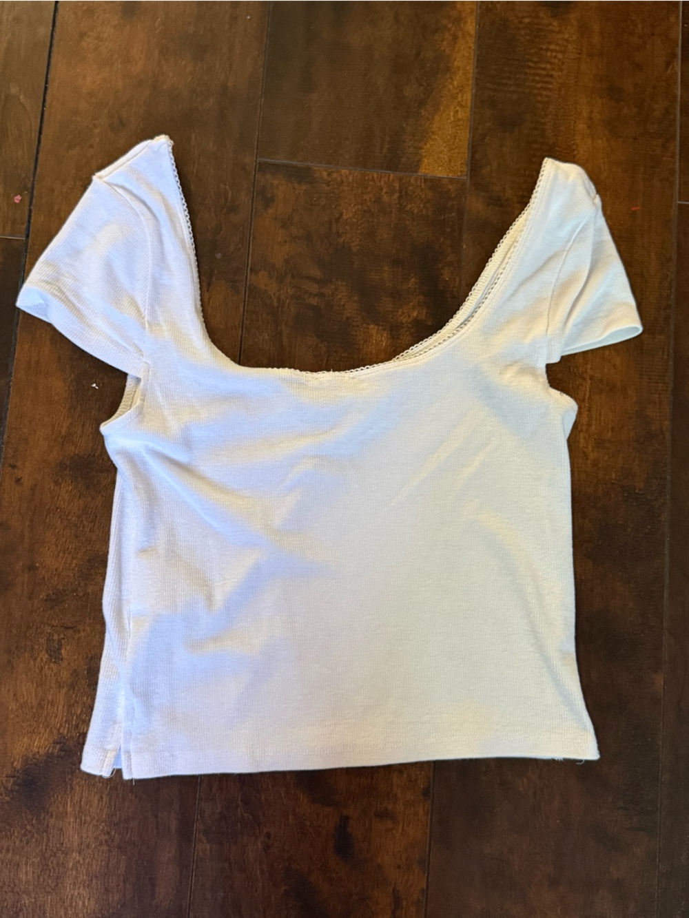 Cotton On Women's Scoop Neck Short Sleeve Top in Light Blue